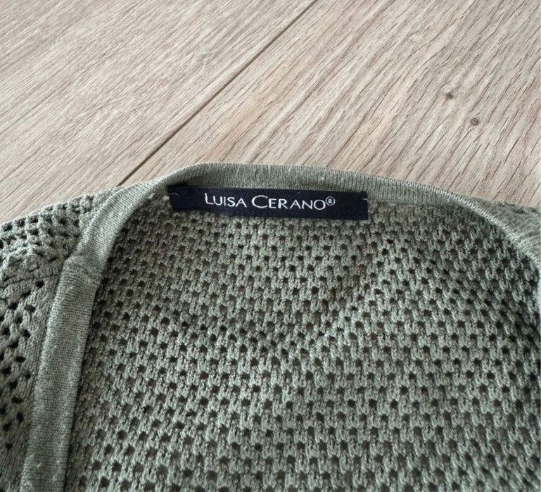 Kardigan Luisa Cerano khaki azurowy