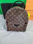 Plecak damski skórzany Louis Vuitton brązowy większy LV nowość