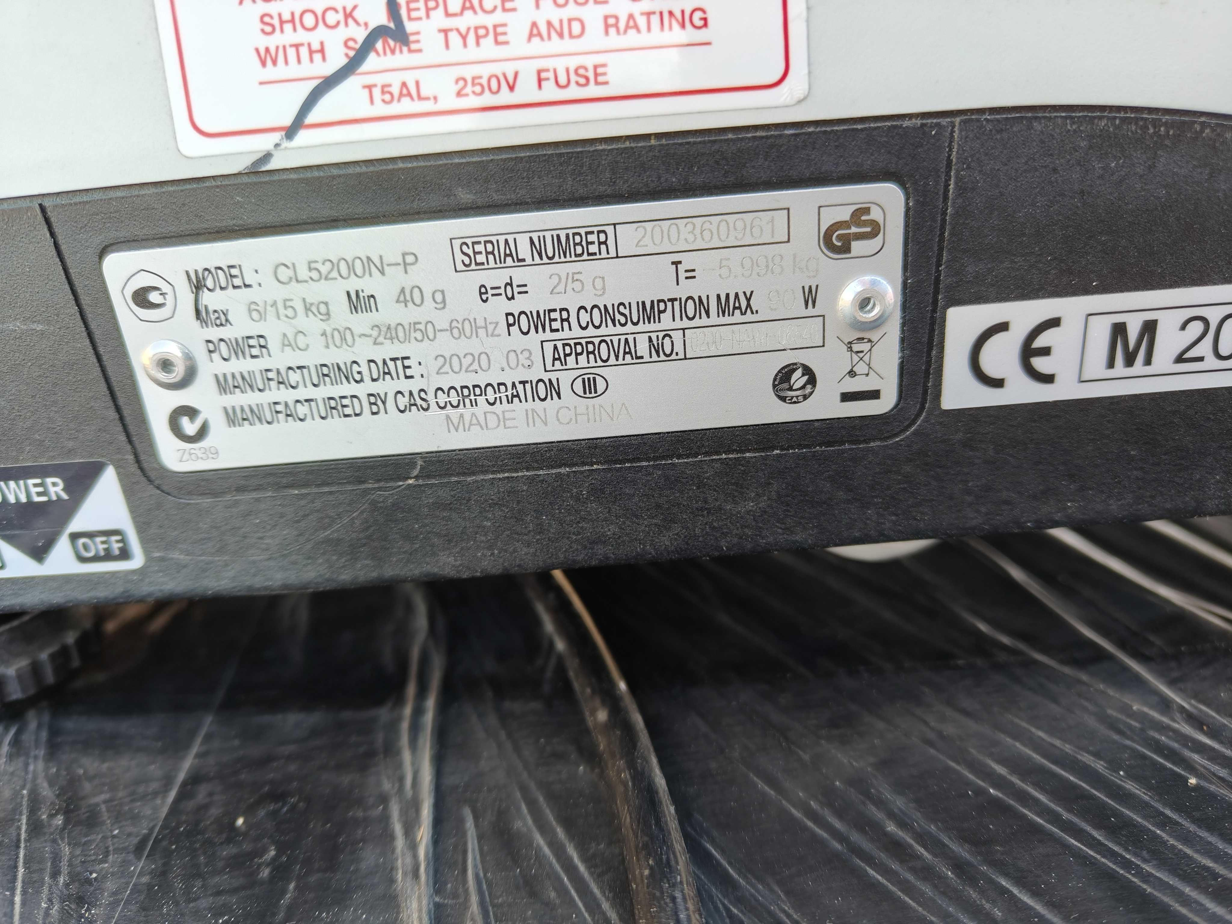 Waga etykietująca CAS CL5200N