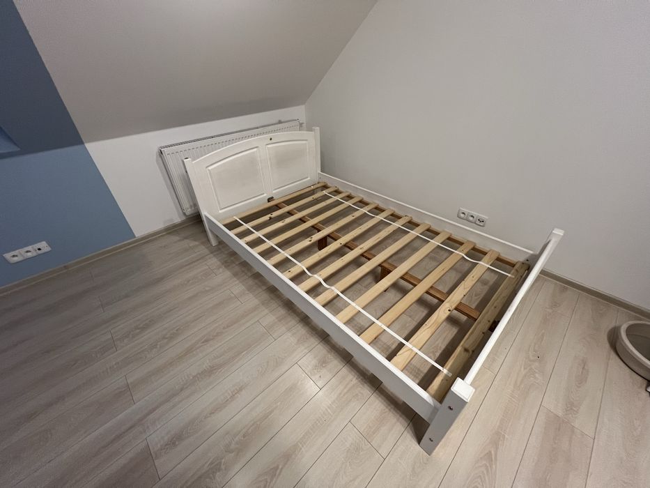 Łóżko młodzieżowe sosnowe 120x200