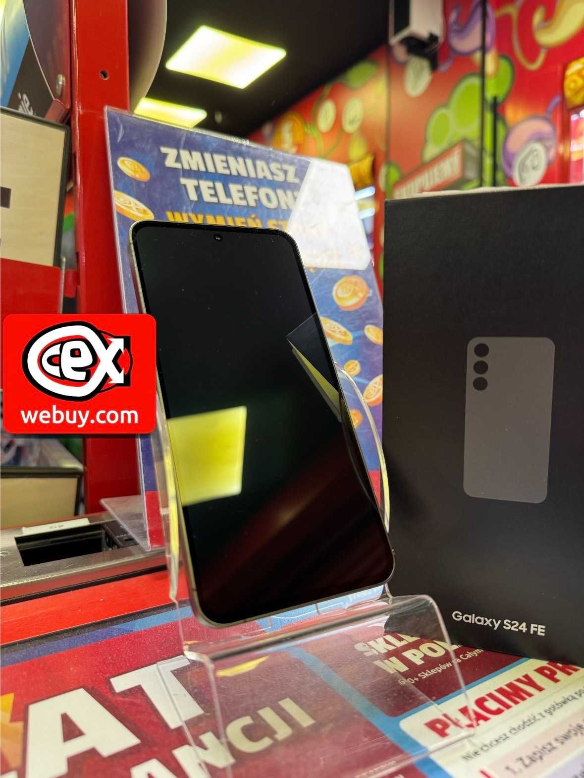 Telefon Samsung S24FE 8GB/128GB Grafitowy CeX Olsztyn
