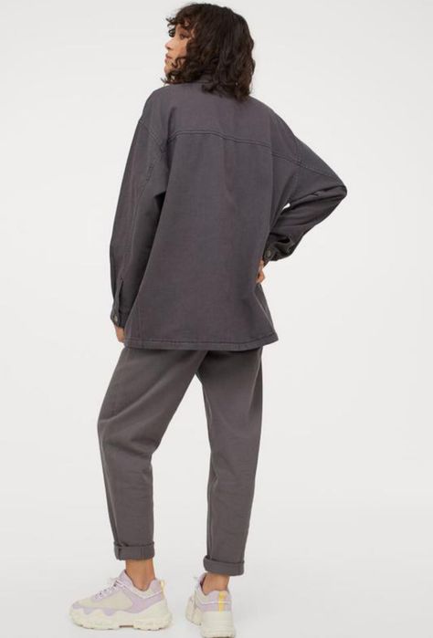 Котонова куртка рубашка H&M