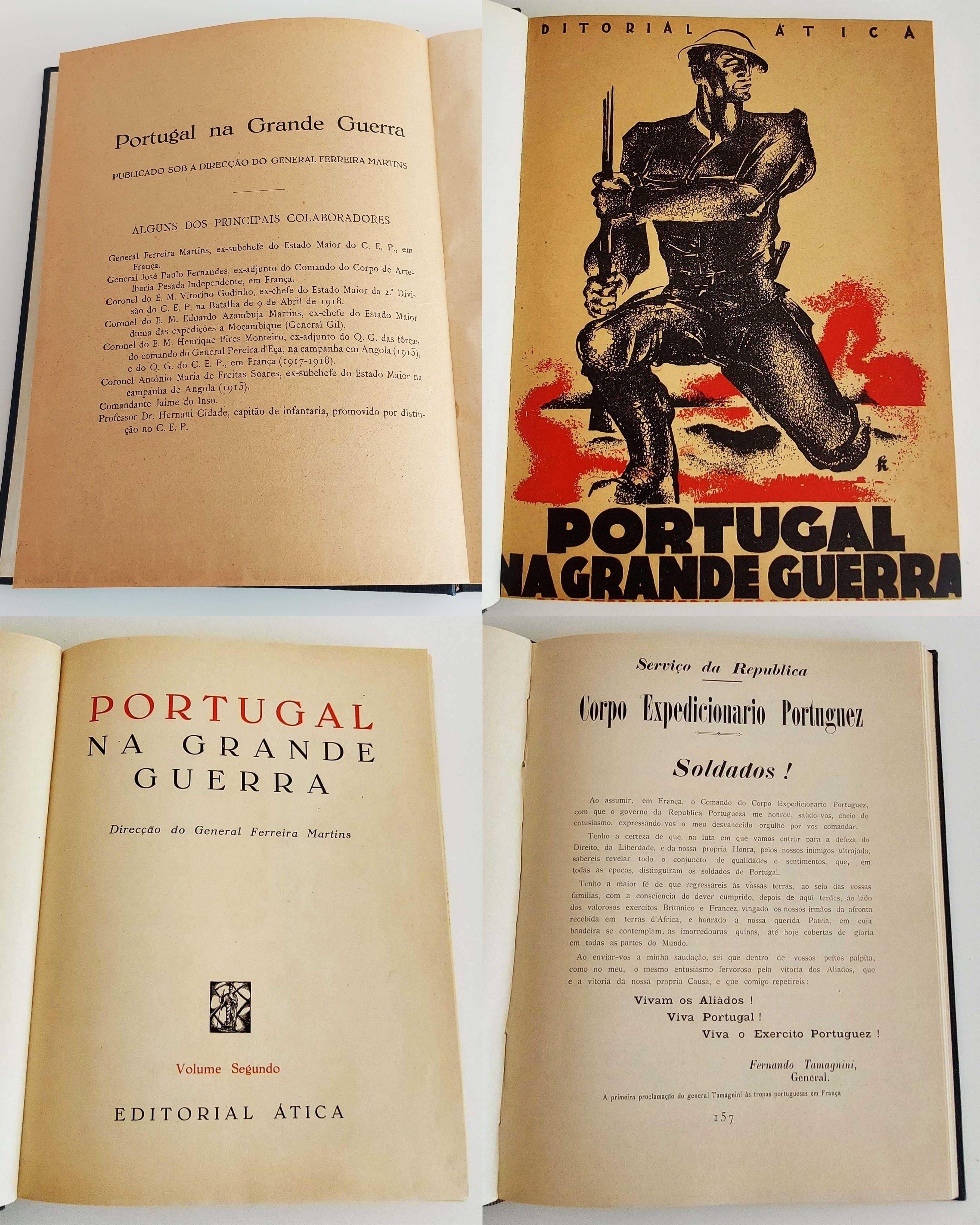 Portugal na Grande Guerra de General Ferreira Martins / Edição de 1935