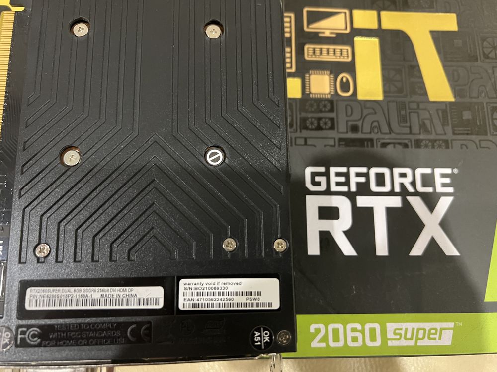 Palit geforce 2060 super 8gb