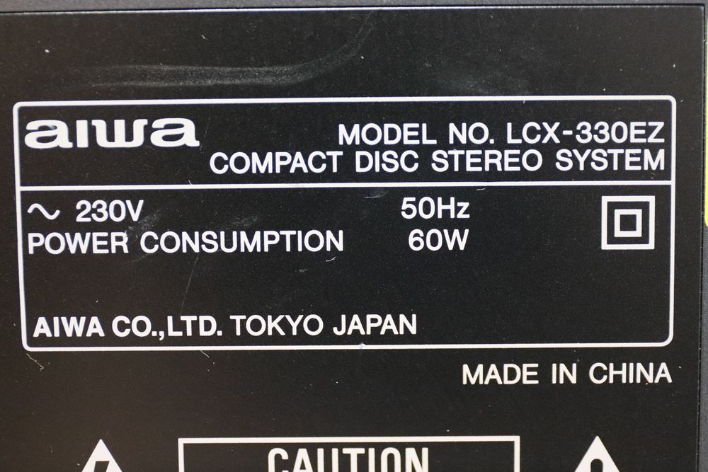 AIWA  lcx  - 330 ez  CD , FM