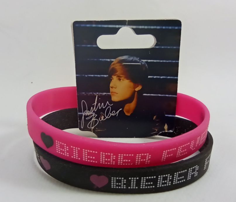 детские резиновые браслет джастин бибер Justin Bieber набор