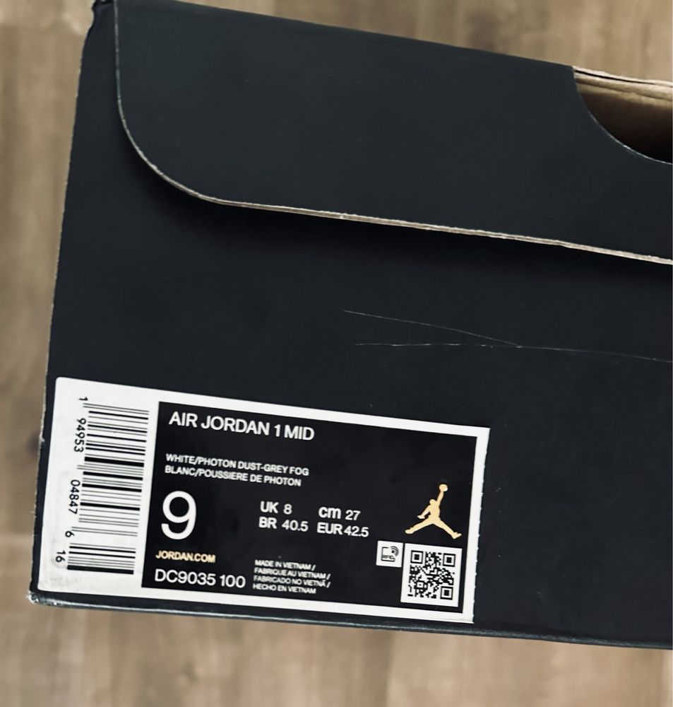 Кросівки Nike Air Jordan 1 Mid Grey Camo DC9035 100