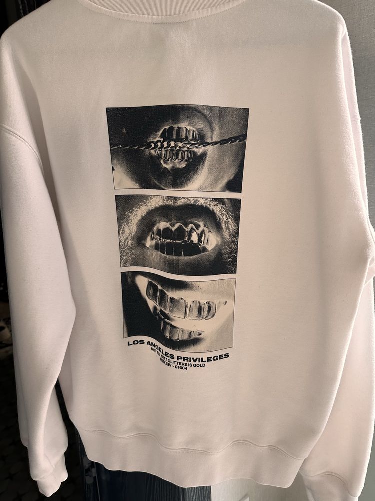 Кофта біла чоловіча H&M
