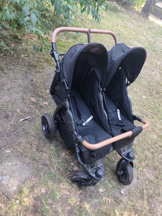 wózek bliźniaczy Kees Twin K2 Plus Czarny