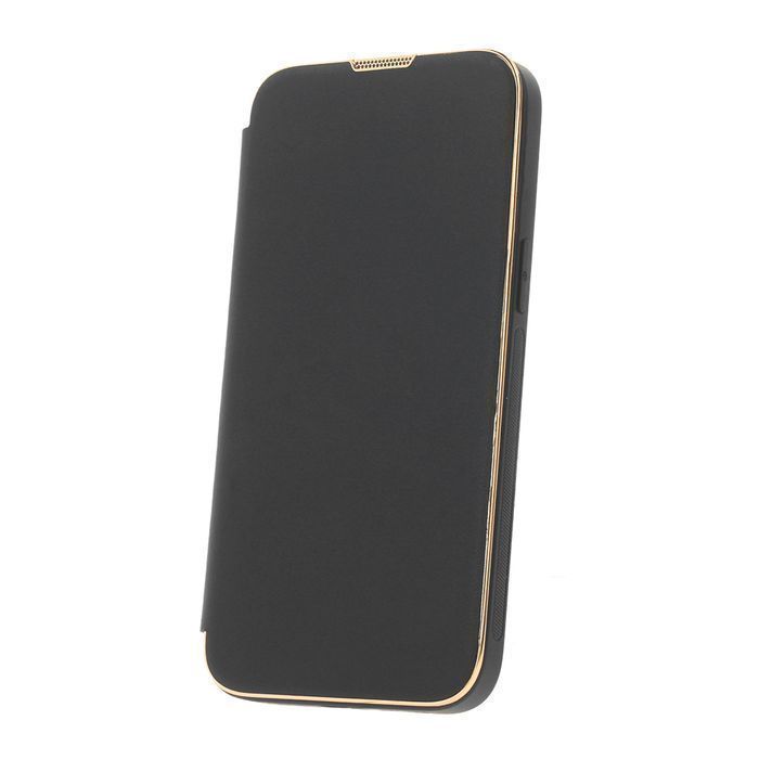 Etui Smart Gold Frame Mag Do Iphone 15 Pro 6,1" Czarne