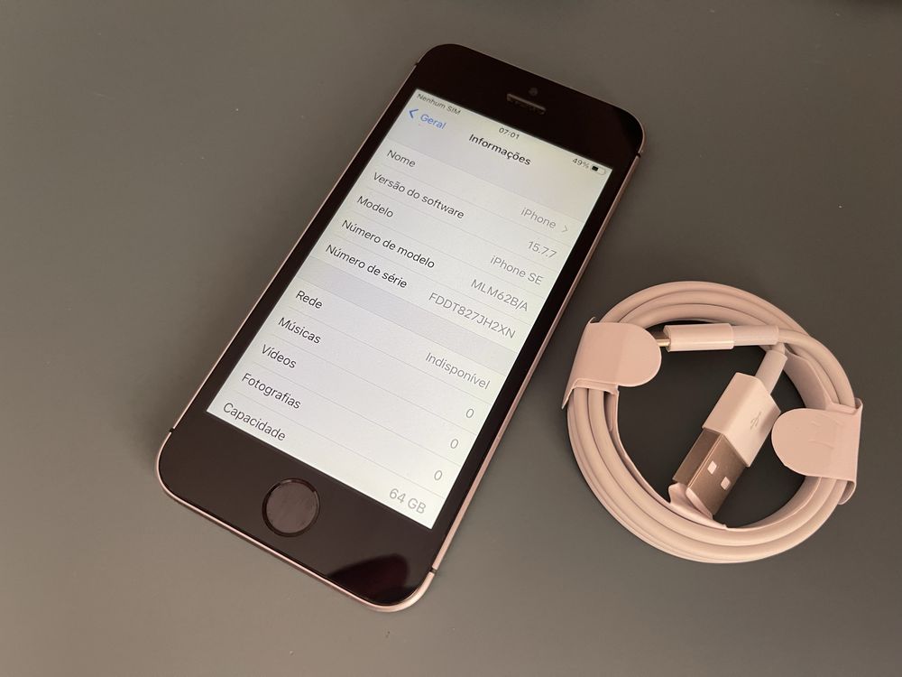 Iphone SE 64gb livre desbloqueado