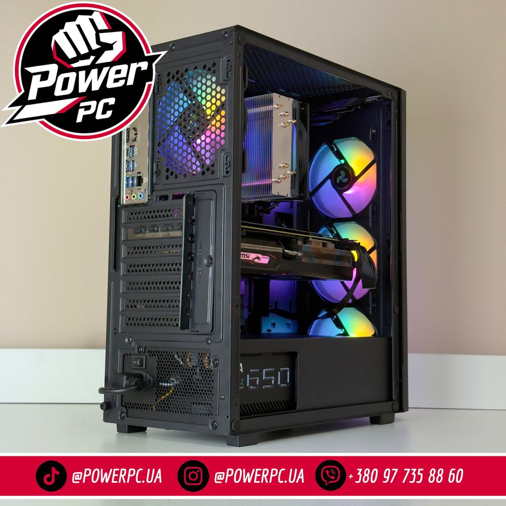 Ігровий ПК!! RX 5700 XT, Ryzen 5 5500, ОЗУ DDR4 16gb, SSD