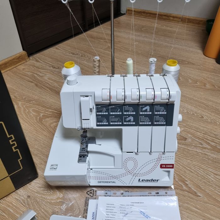 Коверлок Leader VS390D
Інноваційний коверлок Leader VS390D об'єднує в