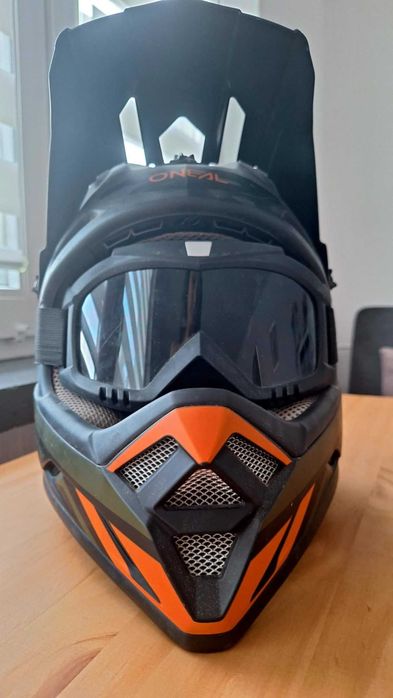 Kask Fullface z goglami