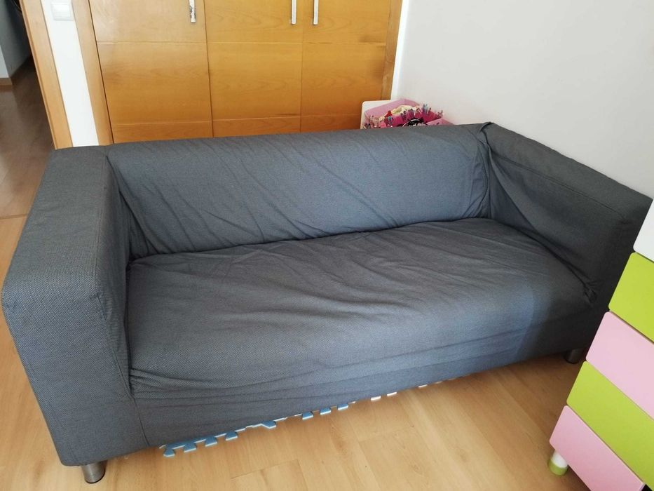 Sofá IKEA 2 lugares cinza – quase novo (175x85x67)