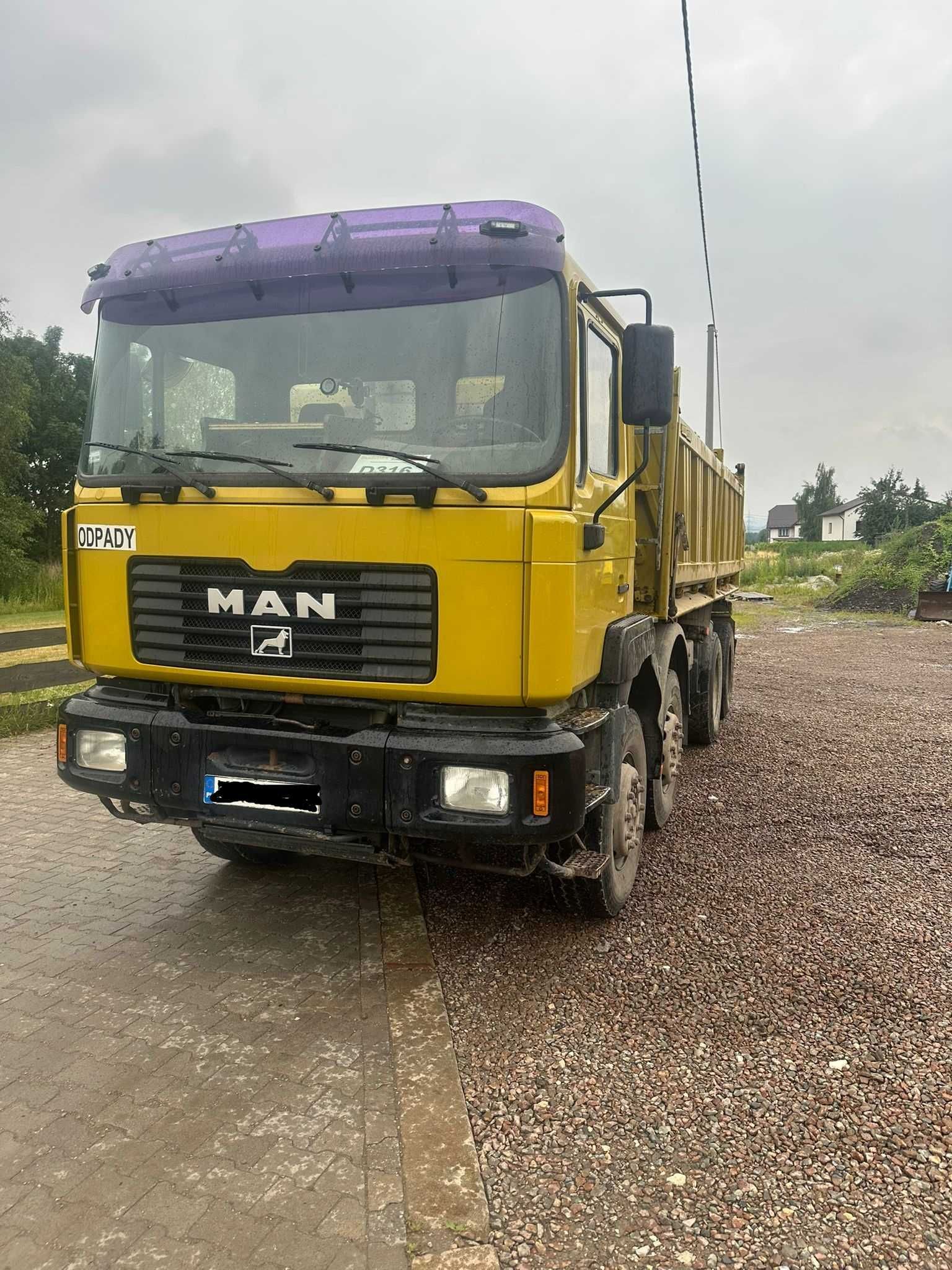 Wywrotka MAN F2000, rocznik 2002
