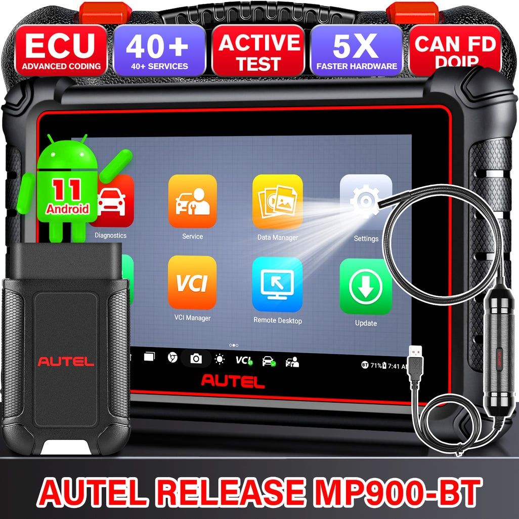 Autel Maxipro Scanner de diagnóstico sem fio MP900BT versão Bluetooth