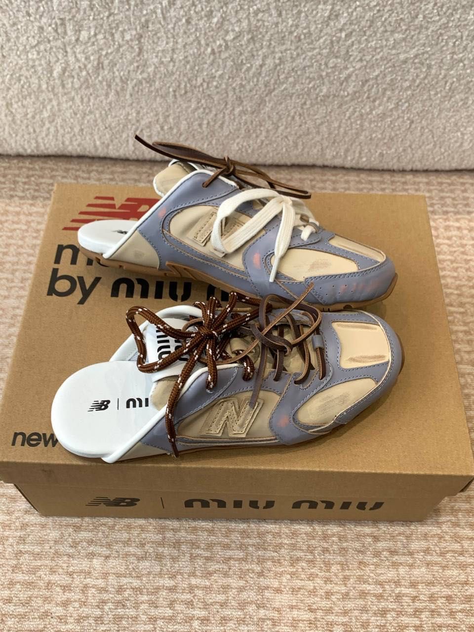 Luksusowe Adidasy mule NB MIU MIU! Najnowszy model! 36-42