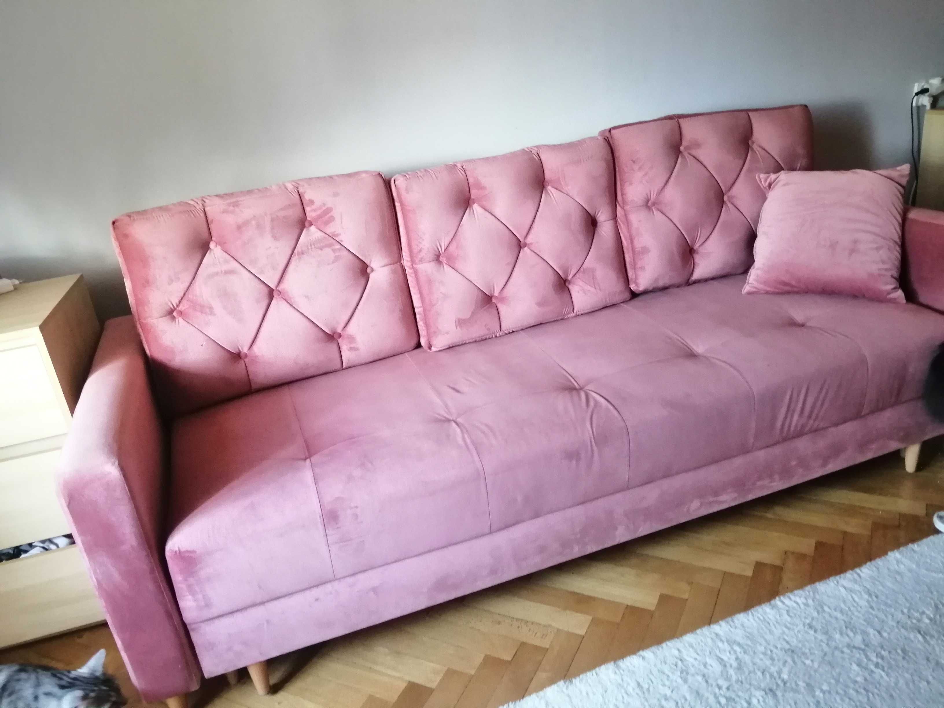 Sofa rozkładana z funkcją spania