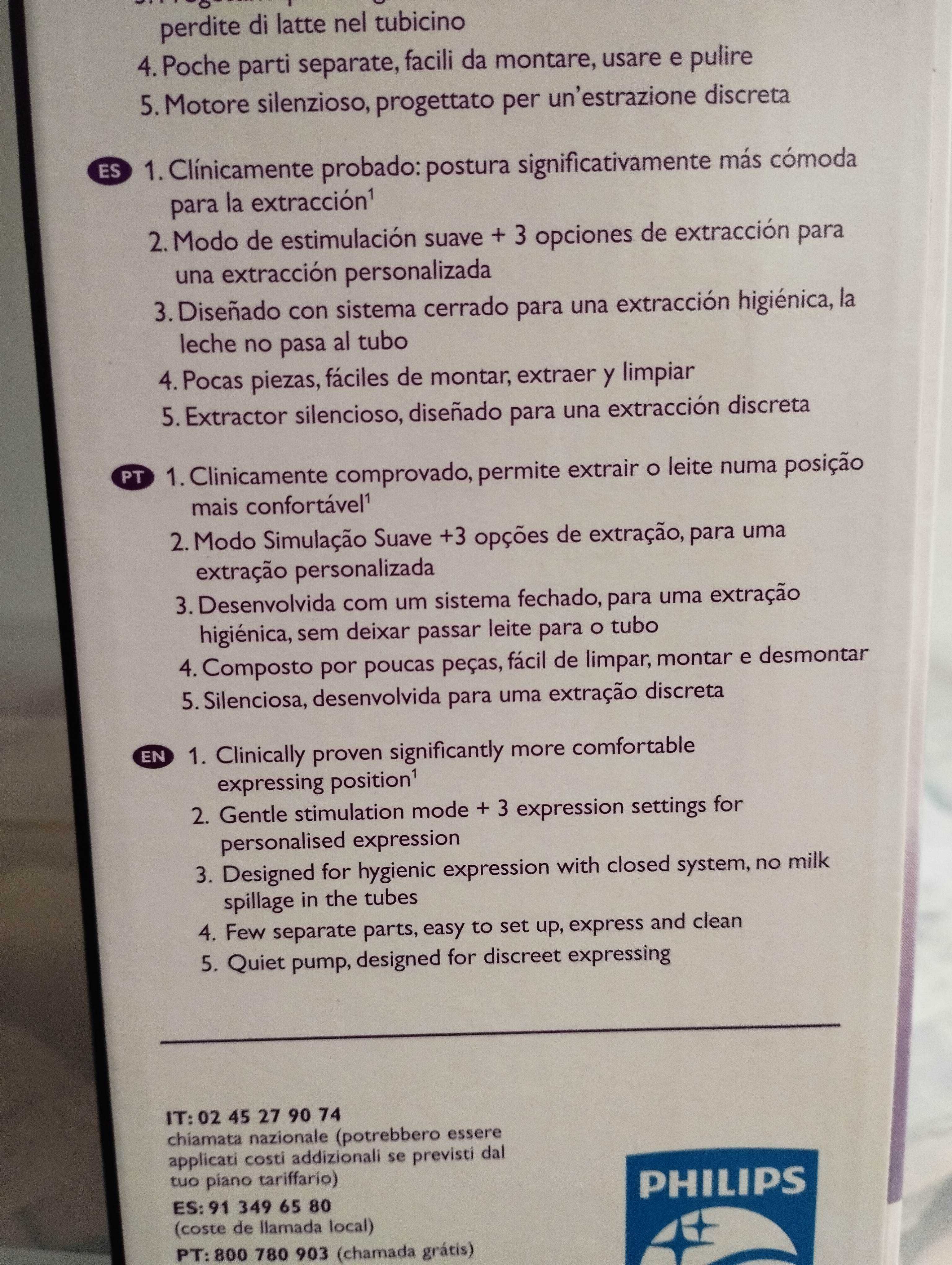 Bomba tira leite elétrica Phillips Avent Ultra Comfort