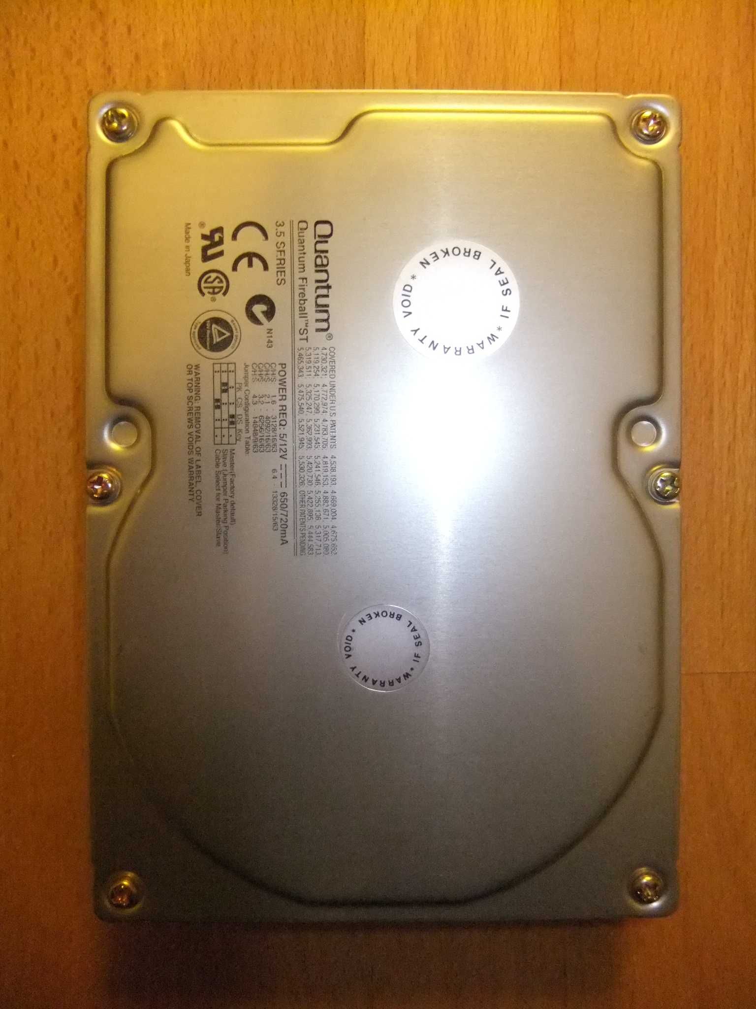 HDD 'Vintage' Quantum Fireball ST 4.3GB 3.5" IDE