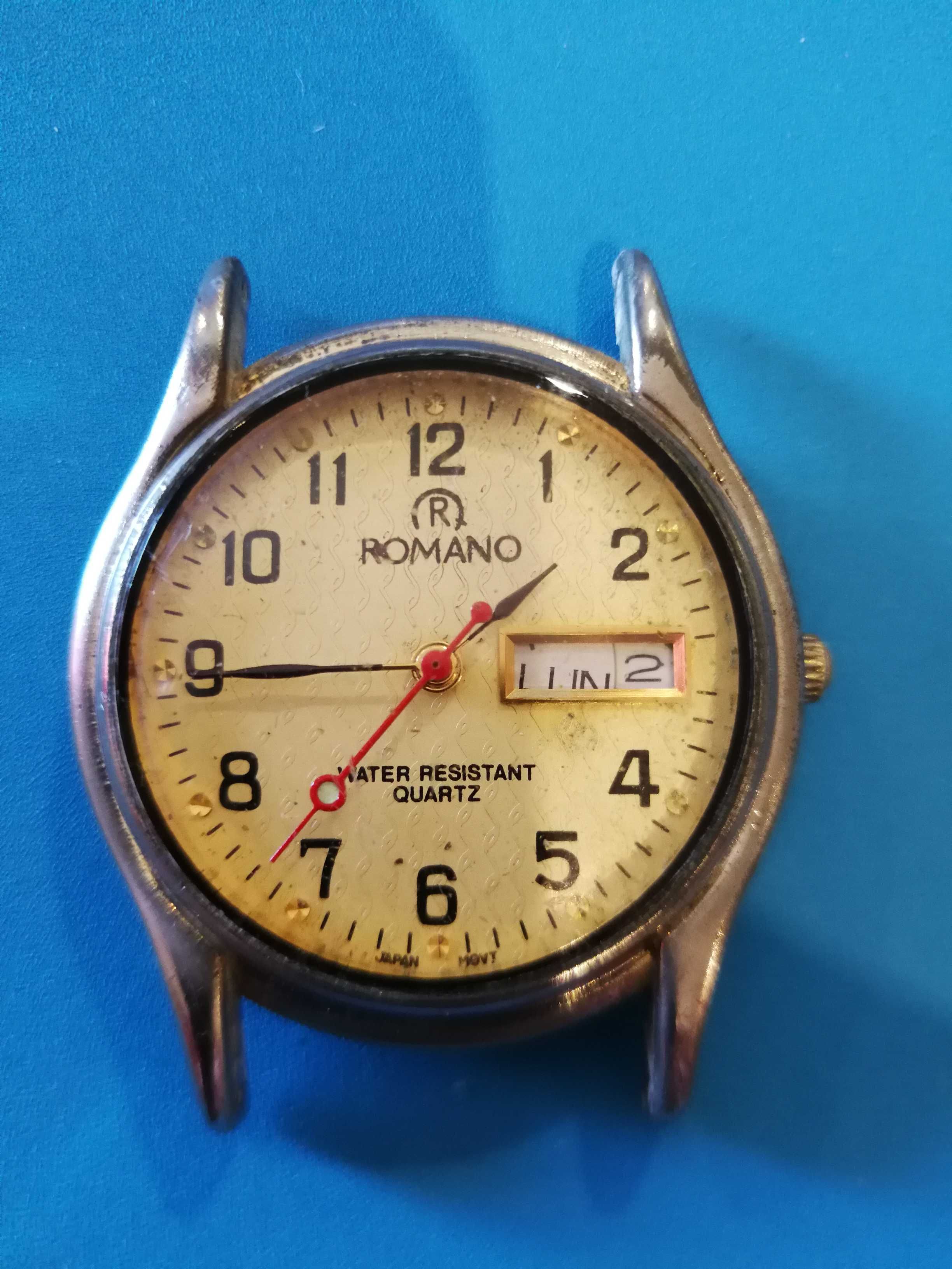Relógios Raros Lote 2 Unidades - Timex + Romano - Com defeitos
