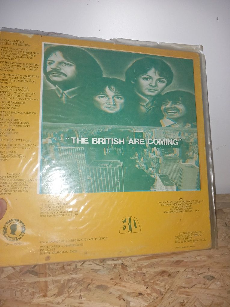 Płyta winyl the Beatles wywiady "the british are coming"