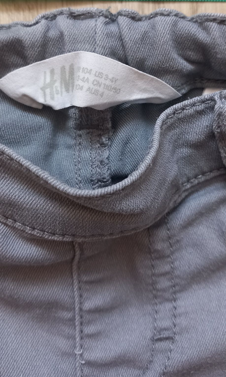 Spodnie kotek dziewczęce H&M 3-4 lata