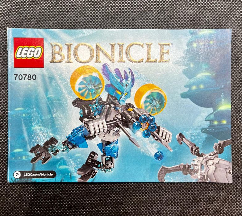 LEGO Bionicle 70780 Obrońca Wody używany Robot Zestaw Kompletny Mały