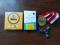 Gra karciana Dobble, Klasyczne Karty do Gry + Fidget Spinner i Medal