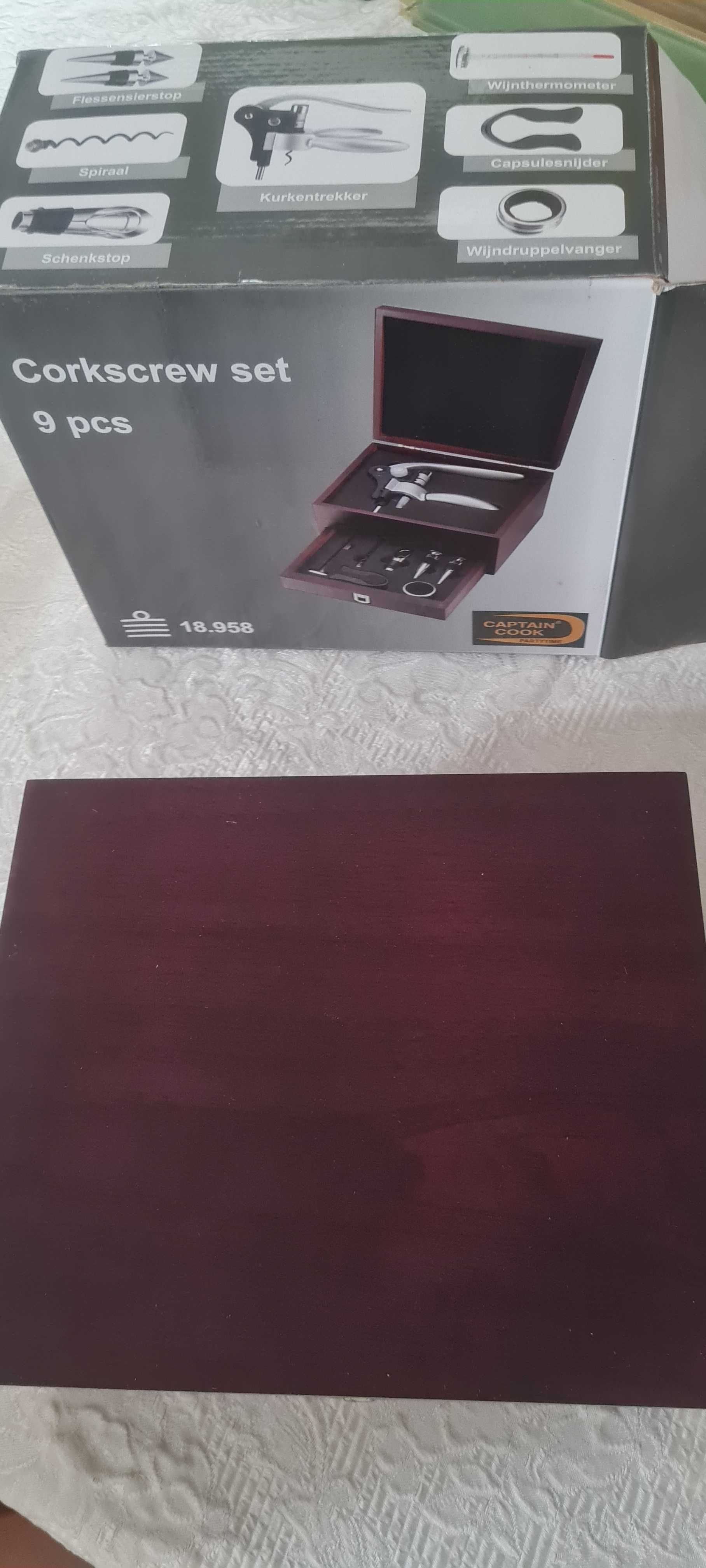 Elegancki komplet do wina