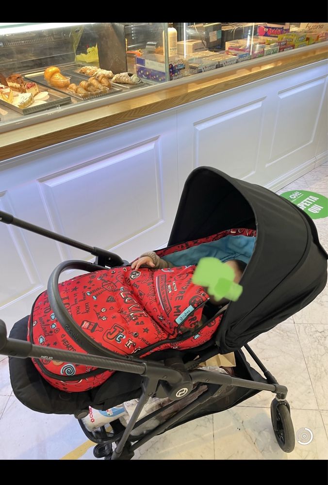 М’яка люлька/кокон/конверт/Cocoon 1-12м Cybex червоний,Vales4lifeLove