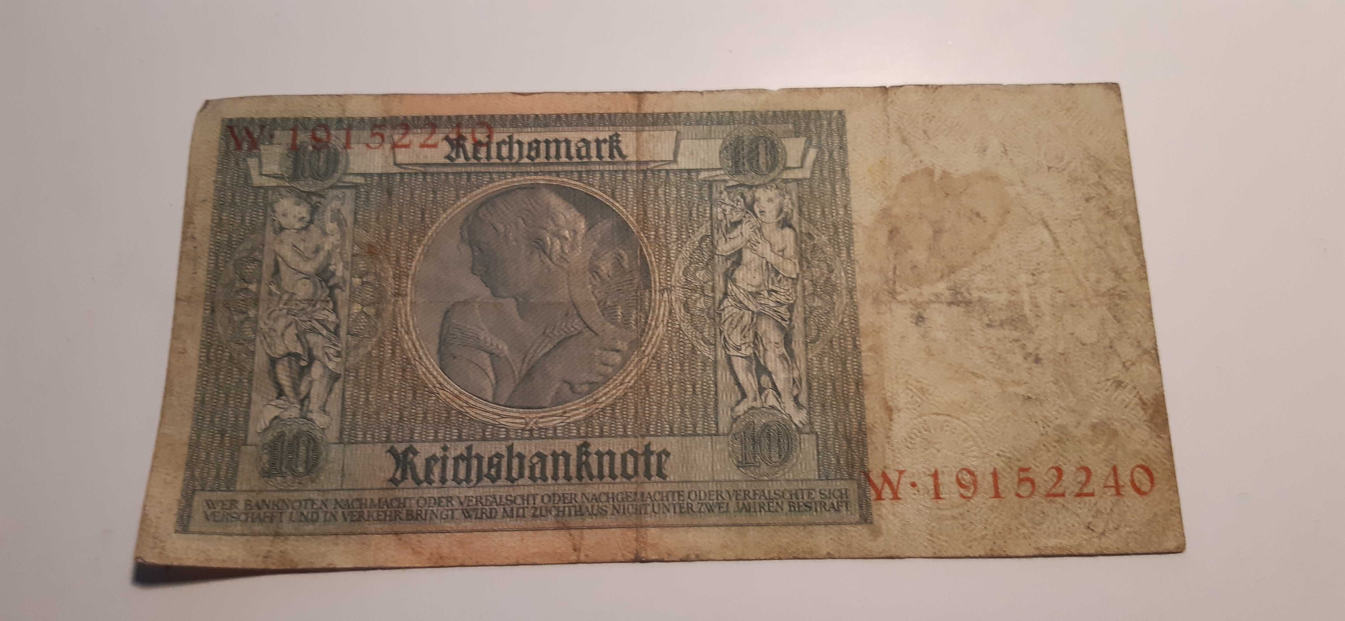 banknot 10 marek 1929r. dla kolekcjonerów seria W