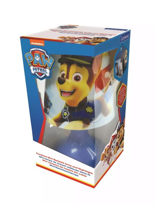 Bezprzewodowa lampka nocna psi Patrol MLT10PA. Lexibook. Nowy Produkt