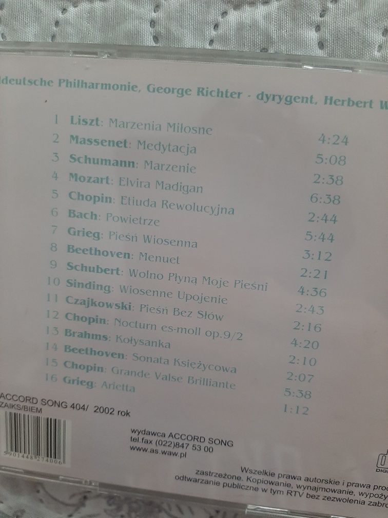 Marzenia miłosne i Muzyka klasyczna w filmie CD