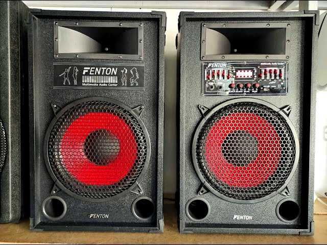 Активні акустичні колонки 2x600W Fenton SPA1200 PA 12" BT/SD/USB/MP3