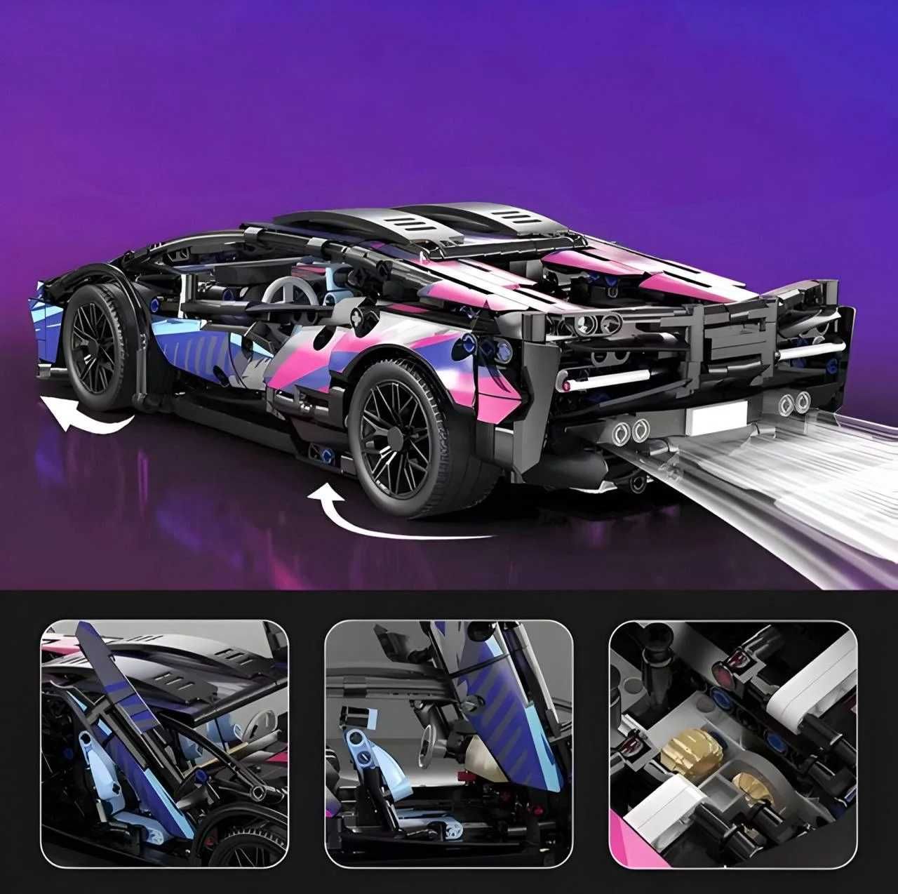 ‼️В коробці, з пультом‼️ Конструктор Technic Lamborghini Cyberpunk