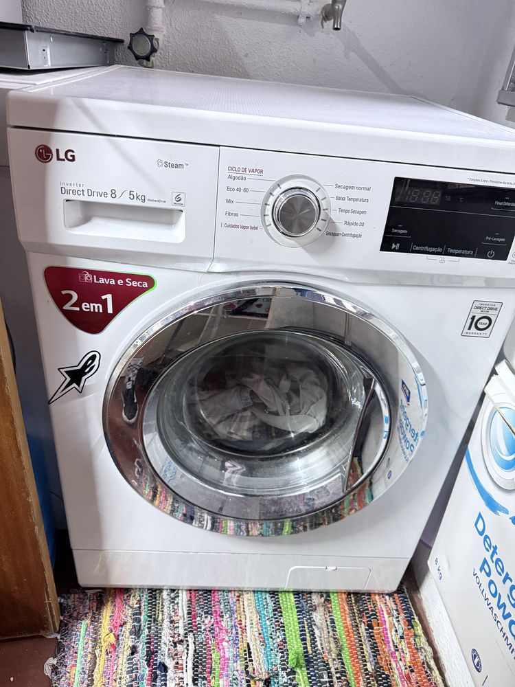 Vendo maquina lava e seca lg