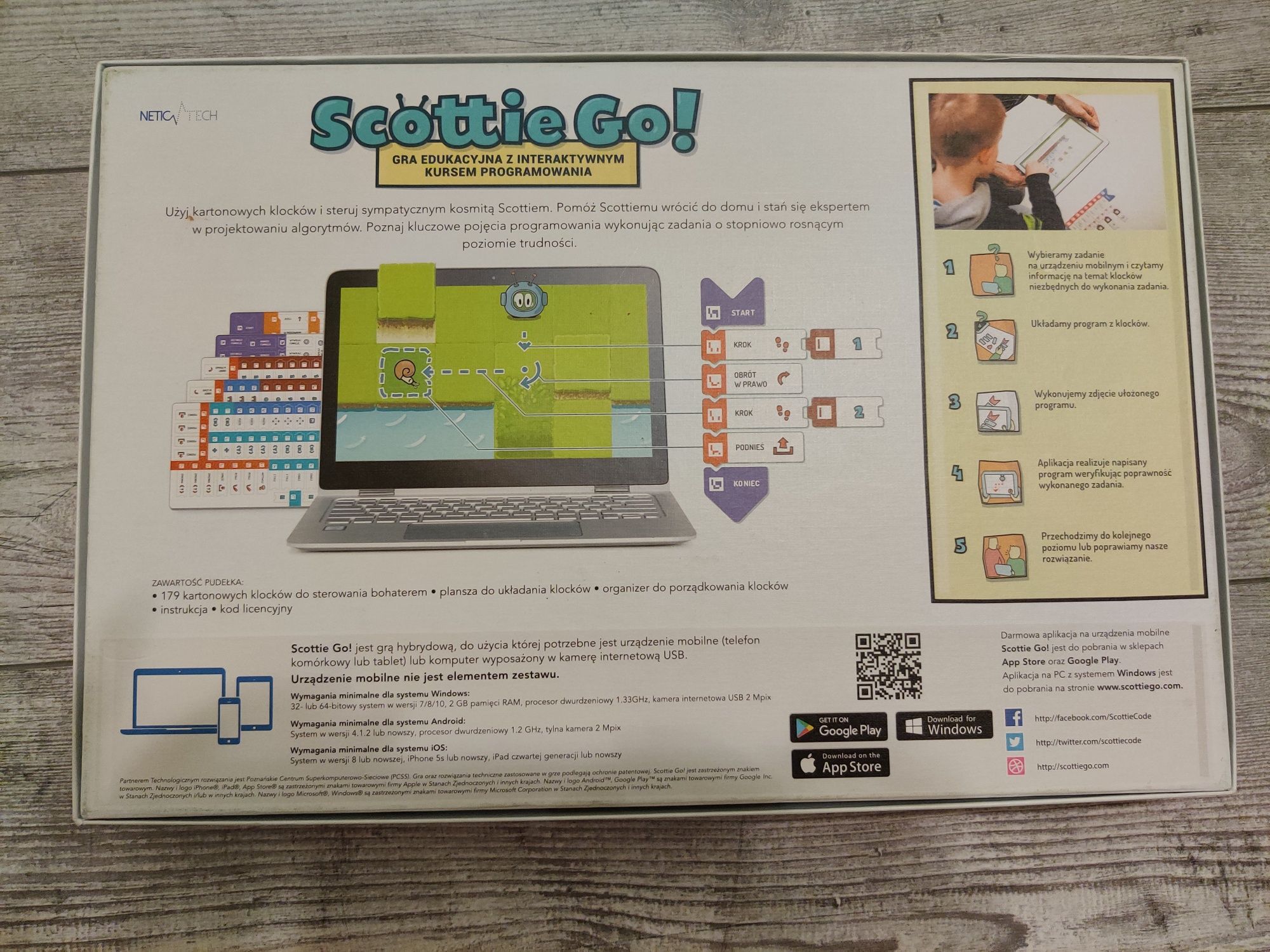 Gra Scottie Go! Stan idealny Gra planszowa do nauki programowania