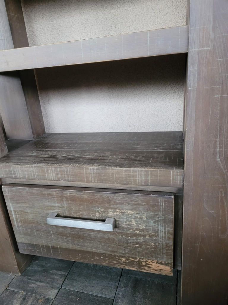 PILNE! Nowoczesny regał/słupek LOFT , ciężkie drewno.