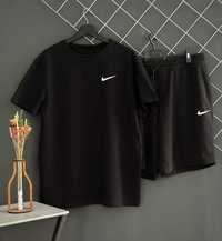 Хіт! Футболка та шорти NIKE - комплект чорна або біла футболка