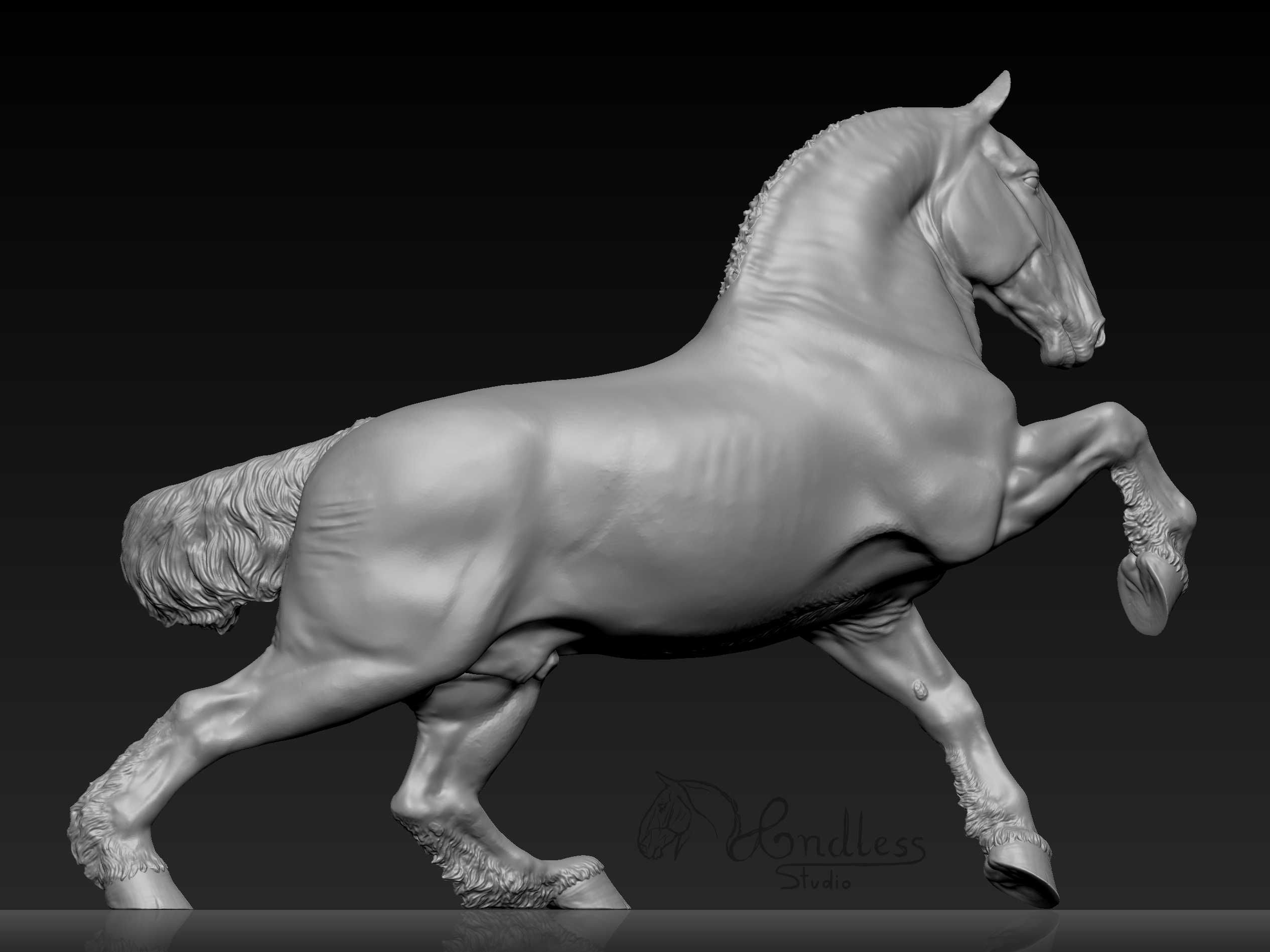 Artist Resin END Xeüqré (skala Breyer PP/Schleich i CollectA LB)
