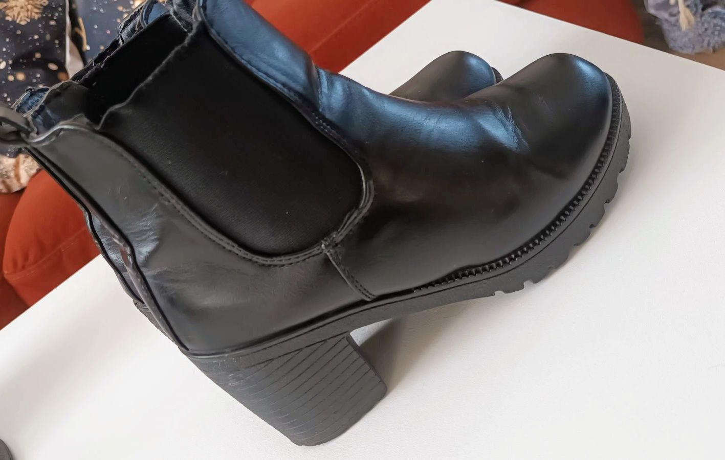 Botki czarne  roz.36