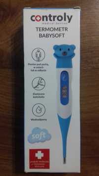 Termometr elektroniczny Baby Soft, niebieski MIŚ