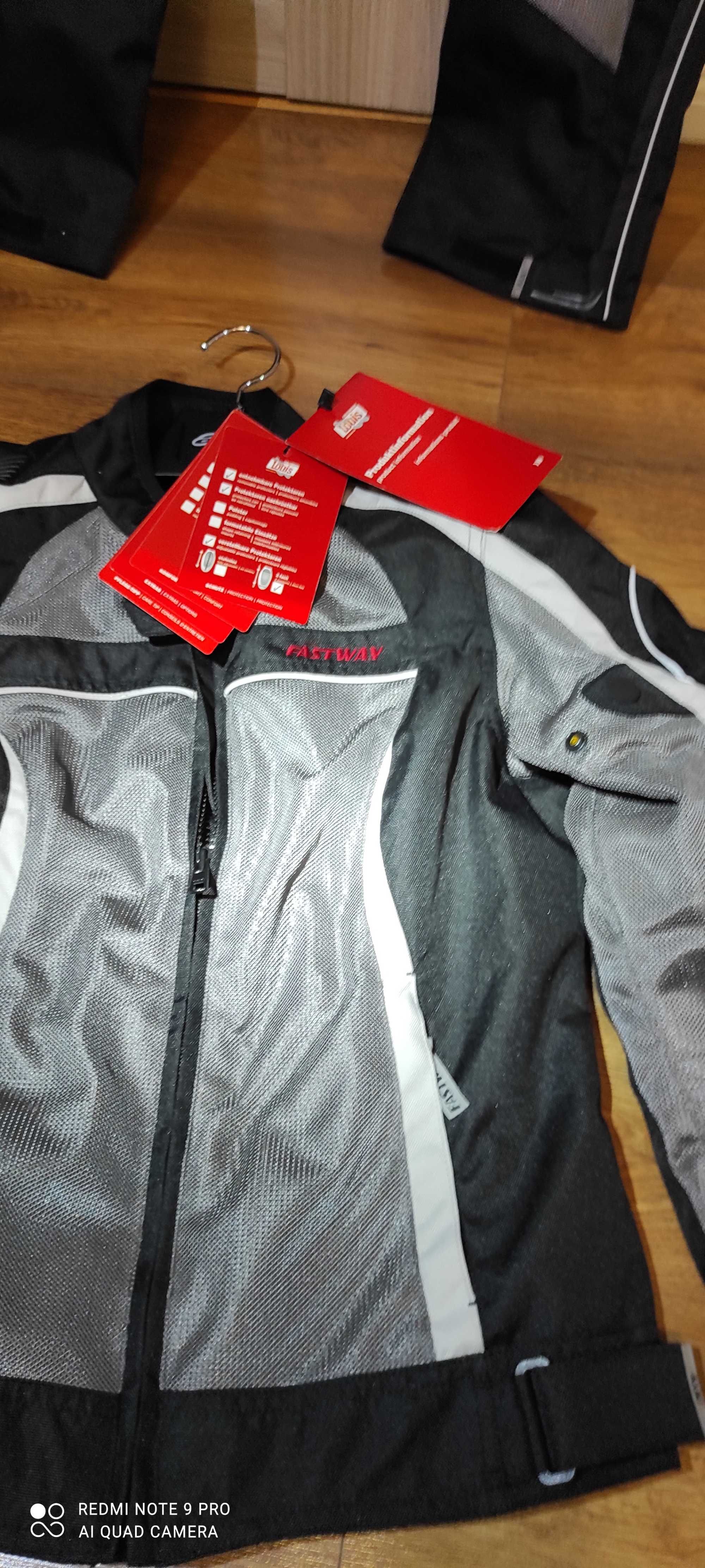 Kombinezon motocyklowy tekstylny damski firmy Fastway, rozmiar 42, XL