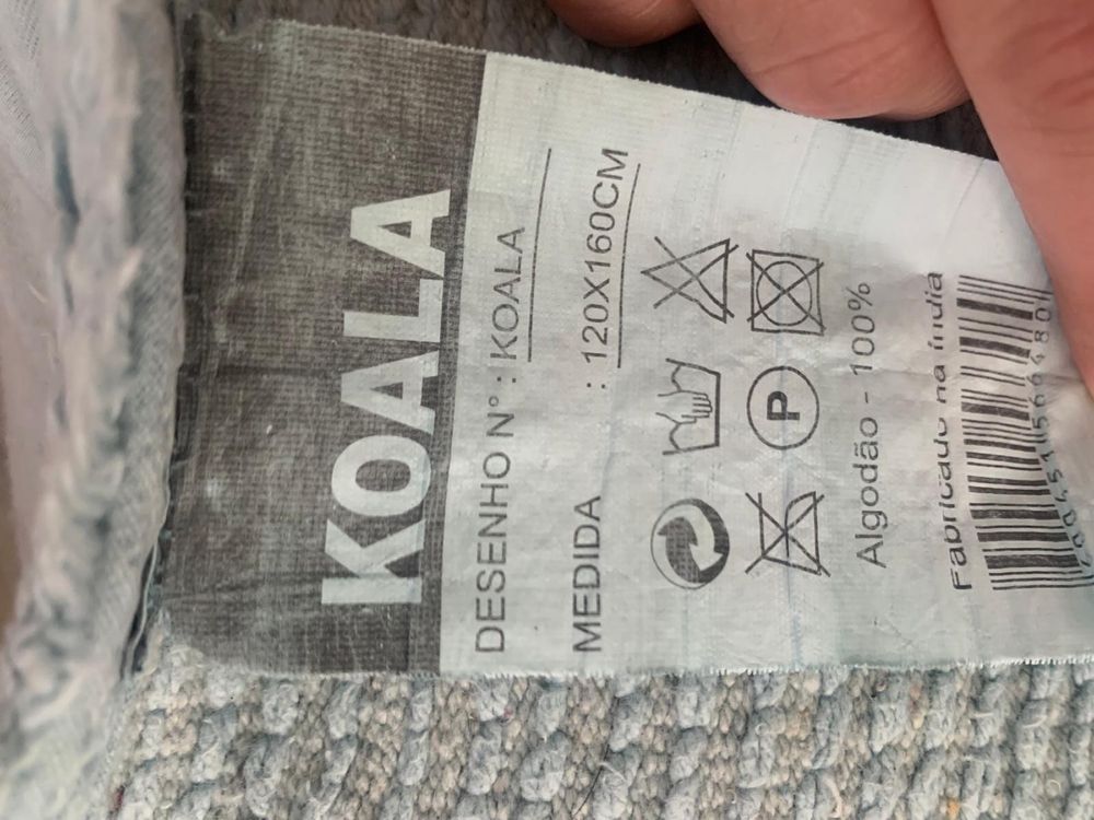 Tapete LAVÁVEL de algodão