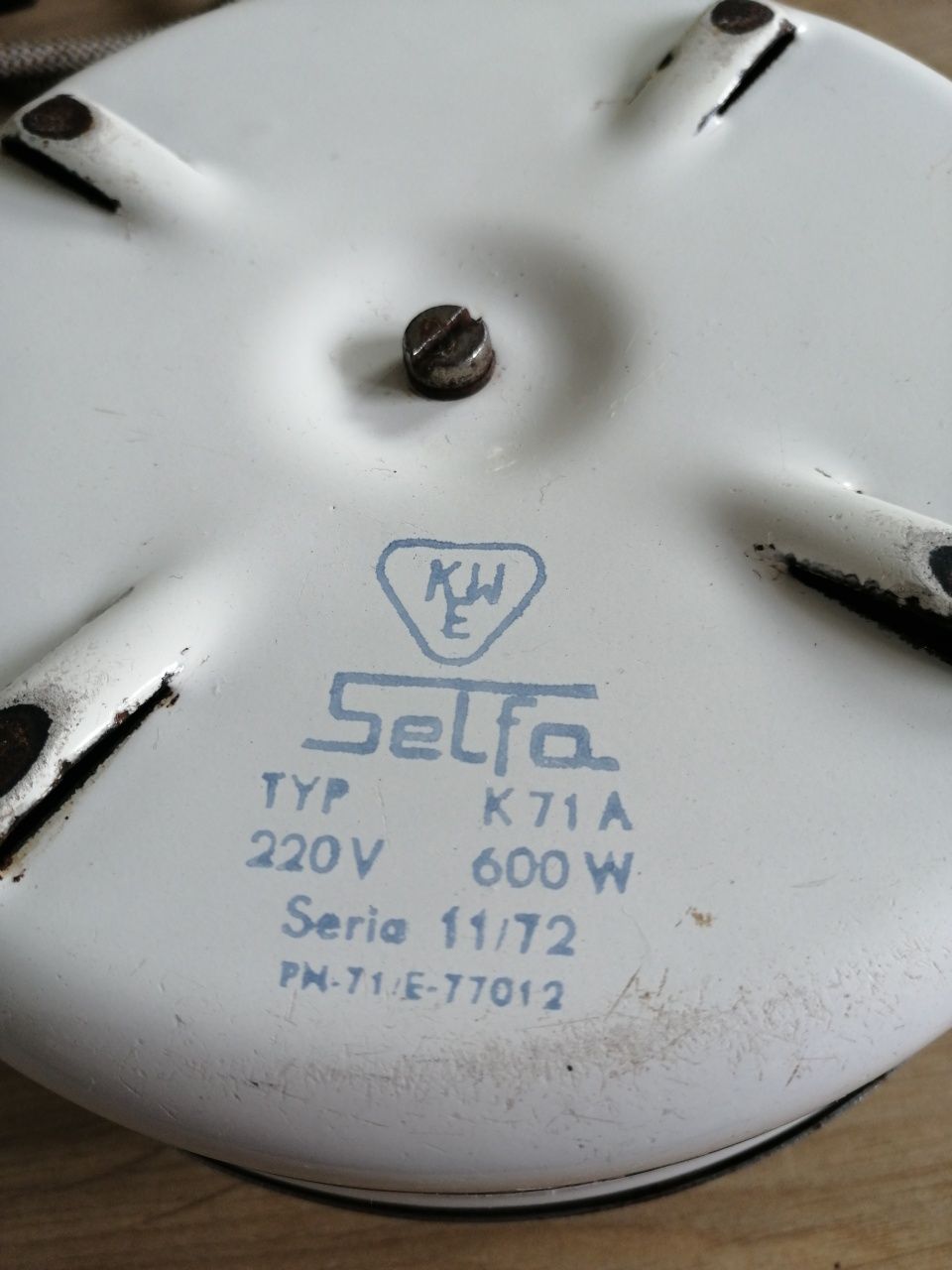 Maszynka elektryczna z czasów PRL sprawna Selfa+ kabel