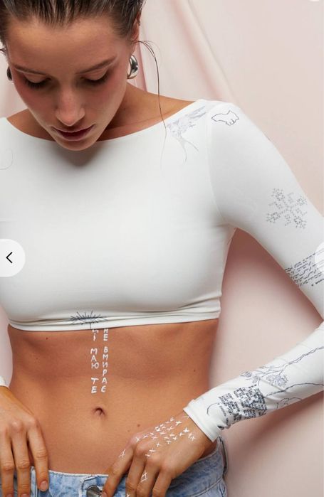 Кроп- топ , кофта gepur -розмір xxs-xs