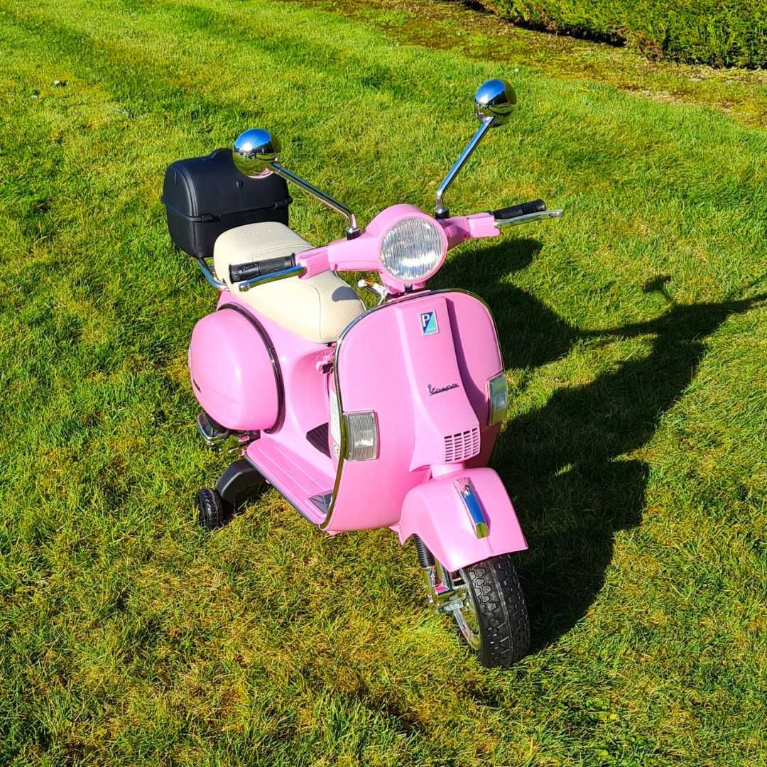 Motor Skuter Piaggio Elektryczny Auto AKUMULATOR Motorek Vespa DZIECI