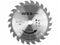 Tarcza, Piła Widiowa Tct Z Węglikiem Do Drewna 165X24Tx16Mm Yt-60590 Y